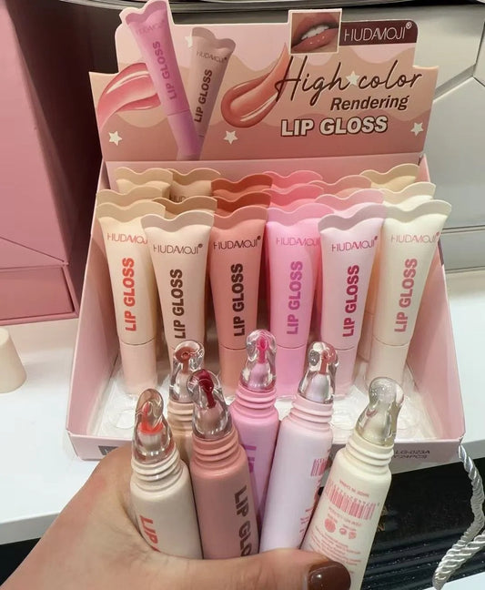 Huda moji New Viral lip Gloss Buy 1 Get 1 Free Deal Total 2