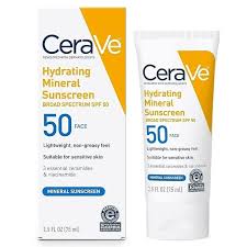 CeraVe Hydrating Mineral Sunscreen (75 ml)
